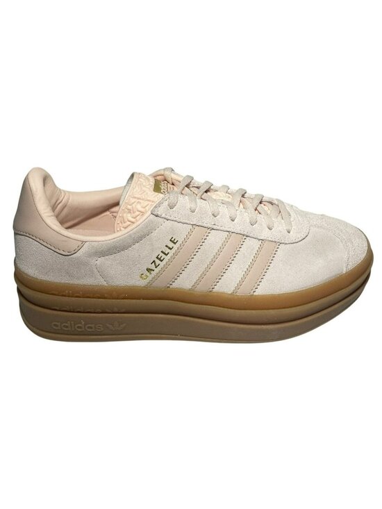 adidas Shoes - Adidas Gazelle Bold Platform Sneakers Beige Gum Suede Casual Women's Sz 6.5 NWT